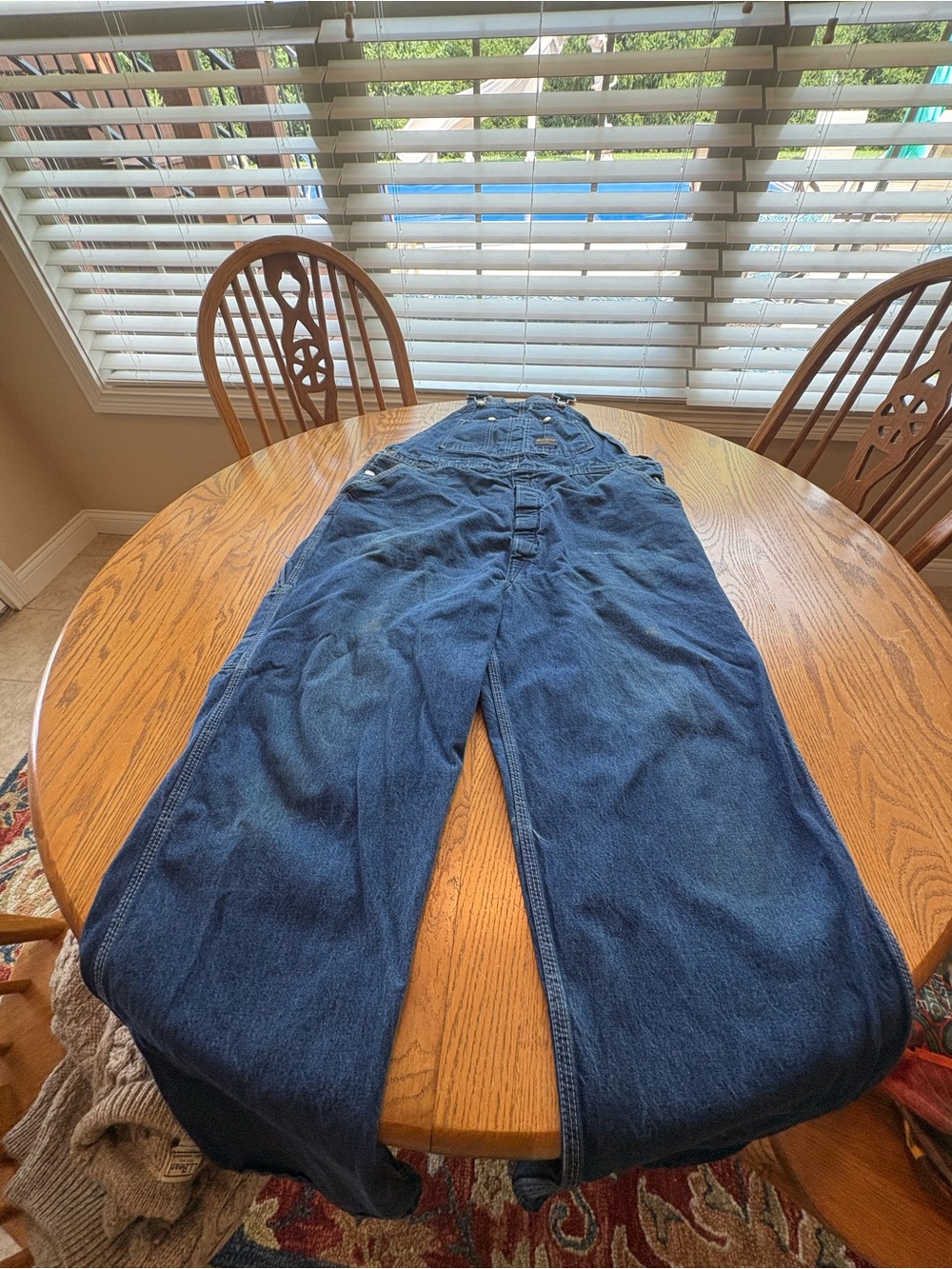 OshKosh B'Gosh Vintage USA Vestbak Mens Denim Bib Overalls Size 42
